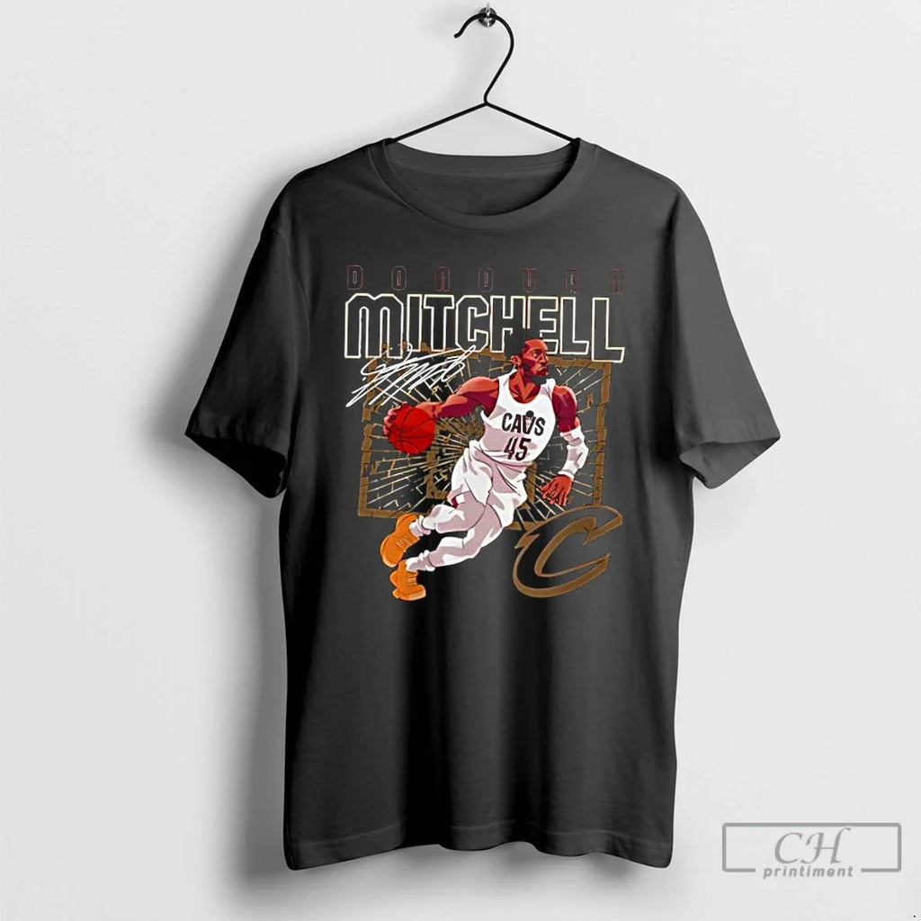 Classic Donovan Mitchell Cleveland Cavaliers - Adult & Kids T-Shirts, Sweatshirts & Hoodies apparel design preview 1