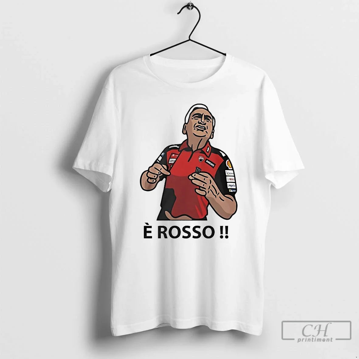 Classic E Eosso Davide Tardozzi - Adult & Kids T-Shirts, Sweatshirts & Hoodies apparel design preview 1