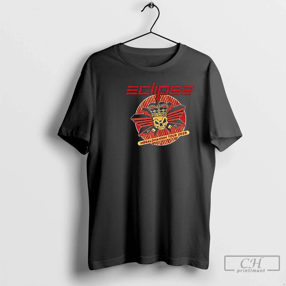 Classic Eclipse Mega Tour 2025 Circle Black - Adult & Kids T-Shirts, Sweatshirts & Hoodies apparel design preview 1