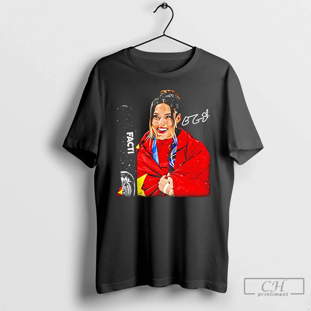 Classic Eileen Gu Gold Olympic Champions Graphic - Adult & Kids T-Shirts, Sweatshirts & Hoodies apparel design preview 1