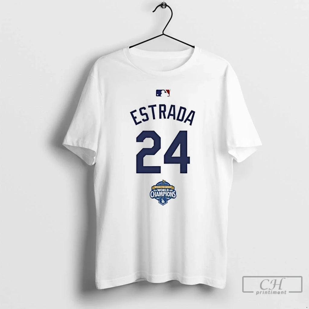 Classic Estrada 24 Back Champs World Champions - Adult & Kids T-Shirts, Sweatshirts & Hoodies apparel design preview 1
