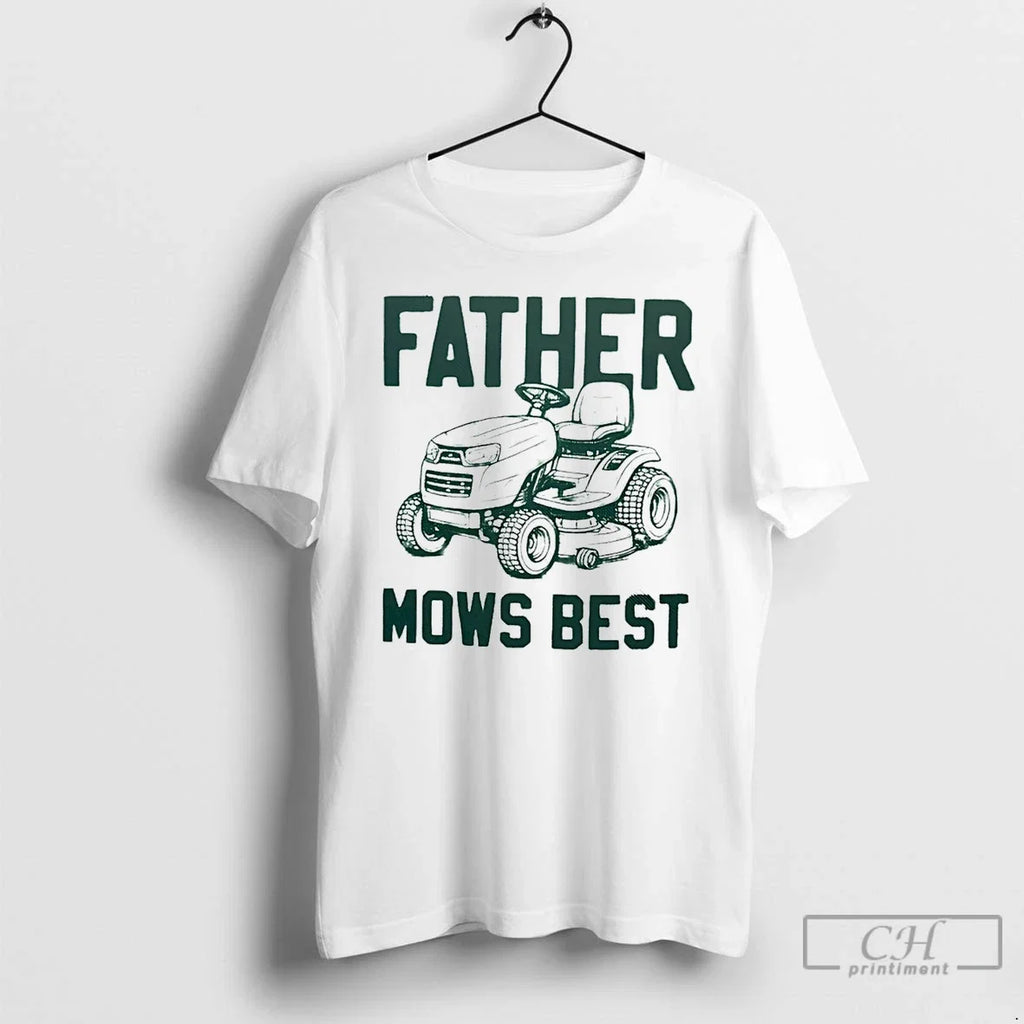 Classic Father Mows Best Icon - Adult & Kids T-Shirts, Sweatshirts & Hoodies apparel design preview 1