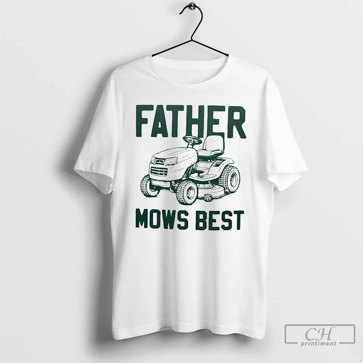 Classic Father Mows Best Icon - Adult & Kids T-Shirts, Sweatshirts & Hoodies apparel design preview 1