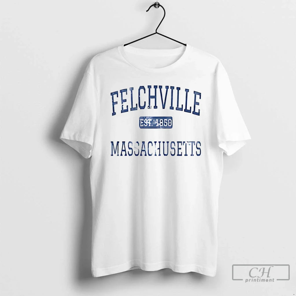 Classic Felchville Est 1850 Massachusetts - Adult & Kids T-Shirts, Sweatshirts & Hoodies apparel design preview 1
