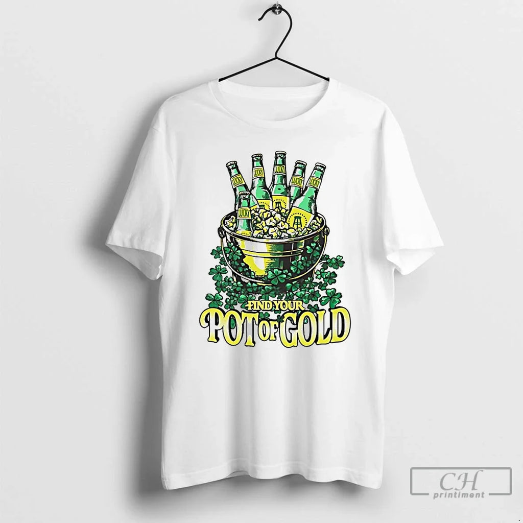 Classic Find Your Pot Of Gold St Patricks Day - Adult & Kids T-Shirts, Sweatshirts & Hoodies apparel design preview 1