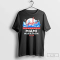 Classic Finisher Miami Marathon 2026 City Skyline - Adult & Kids T-Shirts, Sweatshirts & Hoodies apparel design preview 1