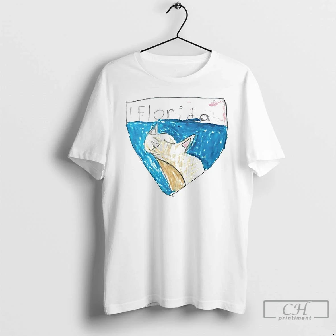 Classic Florida Panthers Logo Painting - Adult & Kids T-Shirts, Sweatshirts & Hoodies apparel design preview 1