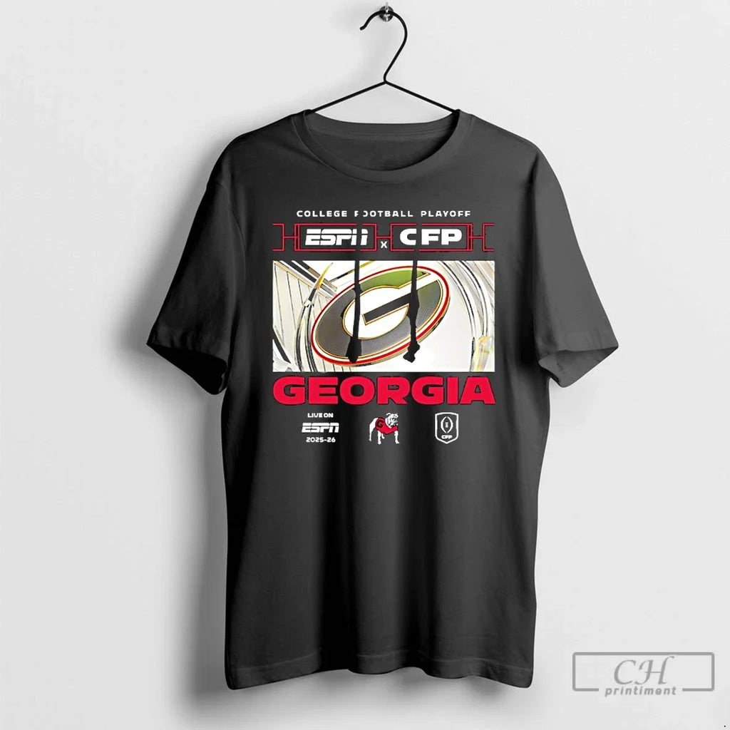 Classic Georgia Bulldogs Espn X Cfp College Football - Adult & Kids T-Shirts, Sweatshirts & Hoodies apparel design preview 1
