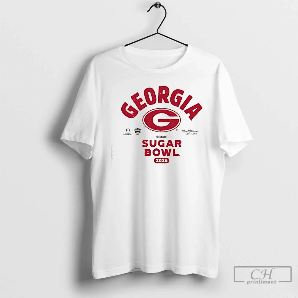 Classic Georgia Bulldogs Football 2025 Allstate Sugar - Adult & Kids T-Shirts, Sweatshirts & Hoodies apparel design preview 1