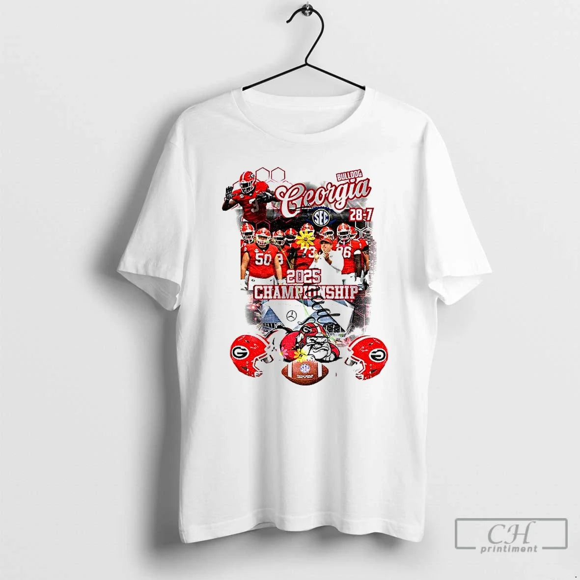 Classic Georgia Bulldogs Football 2025 Sec - Adult & Kids T-Shirts, Sweatshirts & Hoodies apparel design preview 1