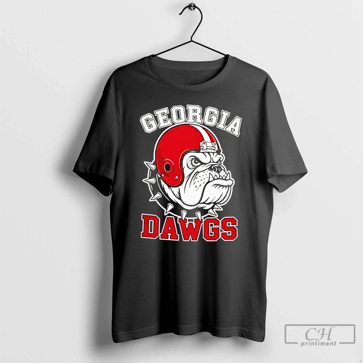 Classic Georgia Bulldogs Mascot Helmet - Adult & Kids T-Shirts, Sweatshirts & Hoodies apparel design preview 1