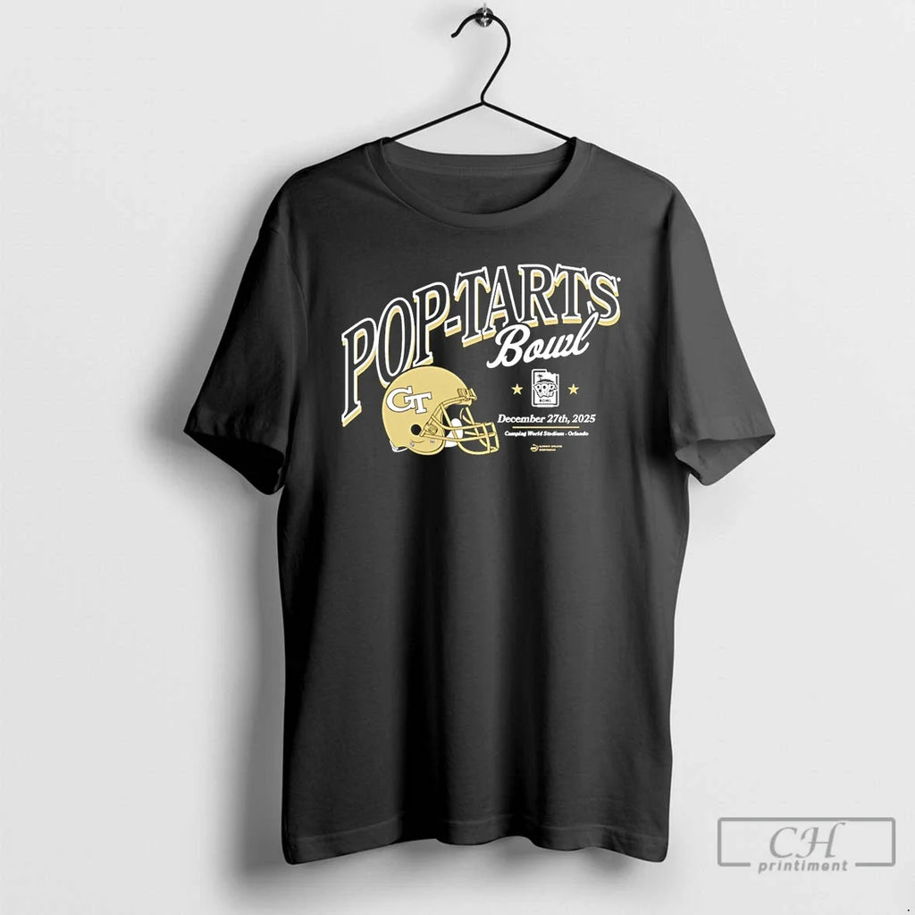 Classic Georgia Tech Yellow Jackets 2025 Pop Tarts - Adult & Kids T-Shirts, Sweatshirts & Hoodies apparel design preview 1