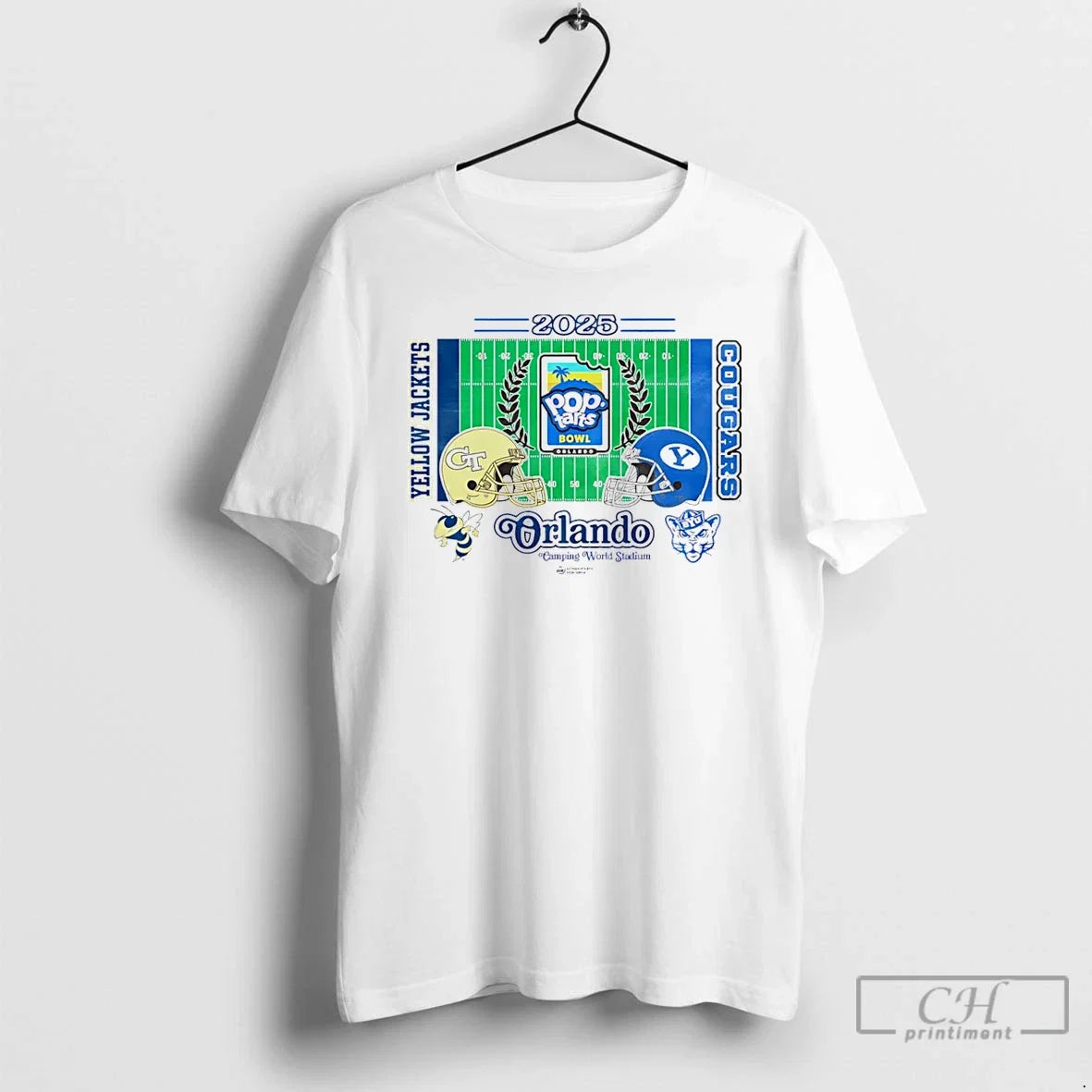 Classic Georgia Tech Yellow Jackets Vs Byu Cougars - Adult & Kids T-Shirts, Sweatshirts & Hoodies apparel design preview 1