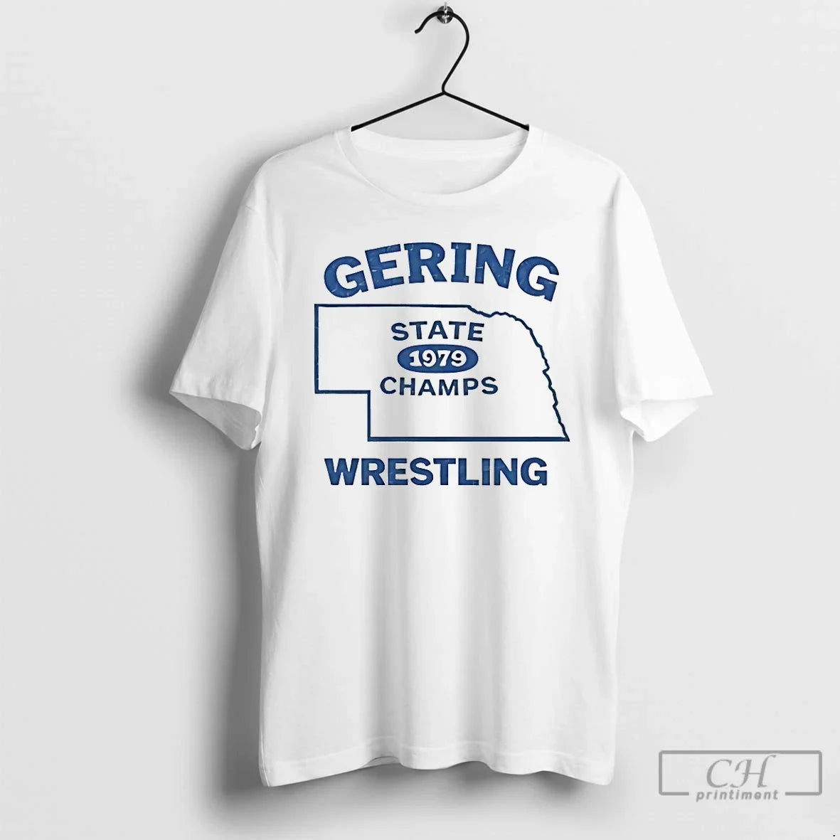 Classic Gering Wrestling State Champs 1979 - Adult & Kids T-Shirts, Sweatshirts & Hoodies apparel design preview 1