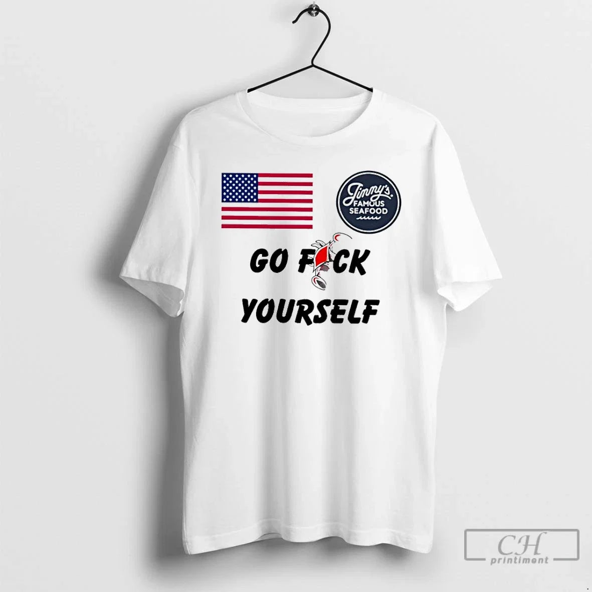 Classic Go Fuck Yourself American Flag - Adult & Kids T-Shirts, Sweatshirts & Hoodies apparel design preview 1