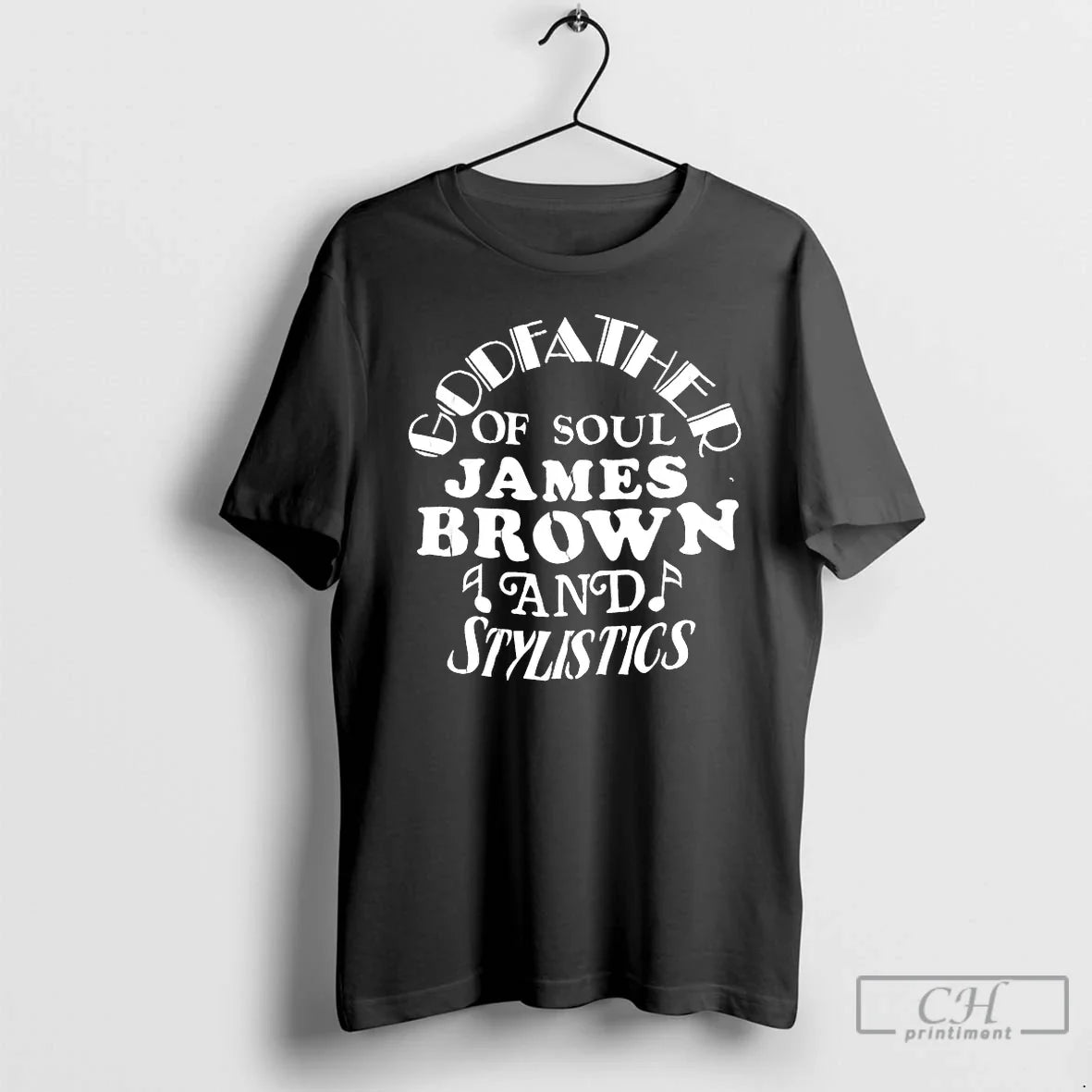 Classic Godfather Of Soul James Brown And Stylistics - Adult & Kids T-Shirts, Sweatshirts & Hoodies apparel design preview 1