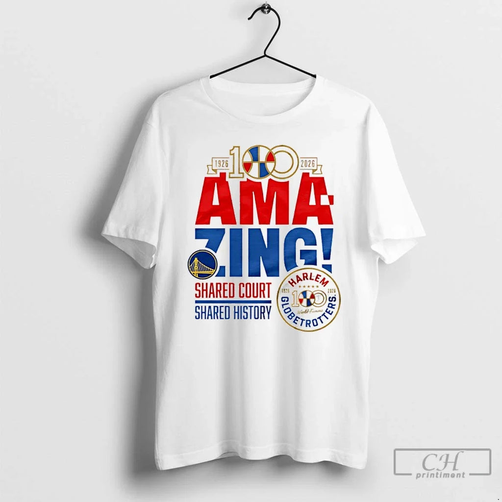 Classic Golden State Warriors X Harlem Globetrotters - Adult & Kids T-Shirts, Sweatshirts & Hoodies apparel design preview 1