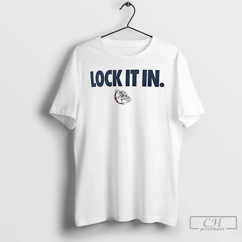 Classic Gonzaga Bulldogs Lock It In 2026 - Adult & Kids T-Shirts, Sweatshirts & Hoodies apparel design preview 1