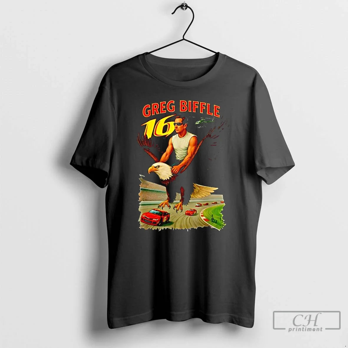 Classic Greg Biffle Retro Art - Adult & Kids T-Shirts, Sweatshirts & Hoodies apparel design preview 1