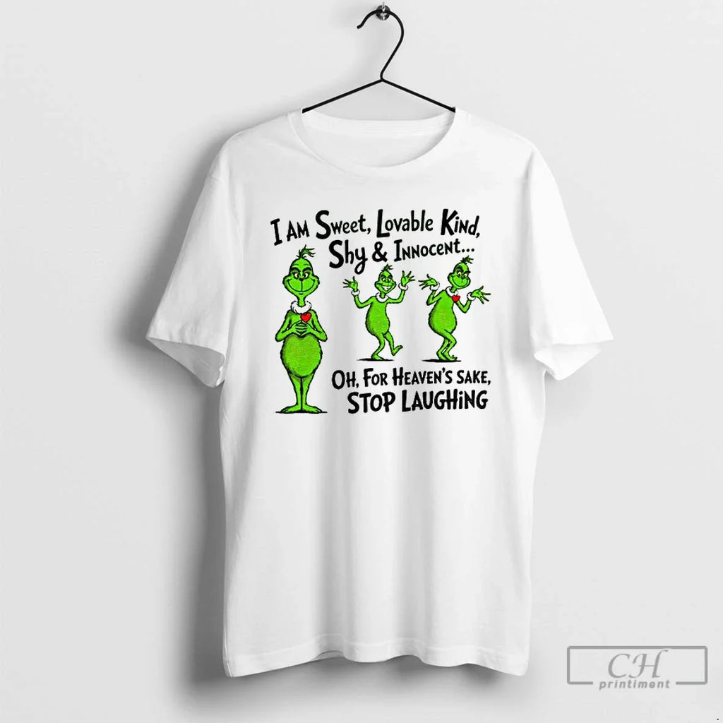 Classic Grinch I Am Sweet Lovable Kind Shy Innocent - Adult & Kids T-Shirts, Sweatshirts & Hoodies apparel design preview 1