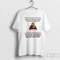 Classic Grinch Santa Remind Myself Prison Stripes - Adult & Kids T-Shirts, Sweatshirts & Hoodies apparel design preview 1