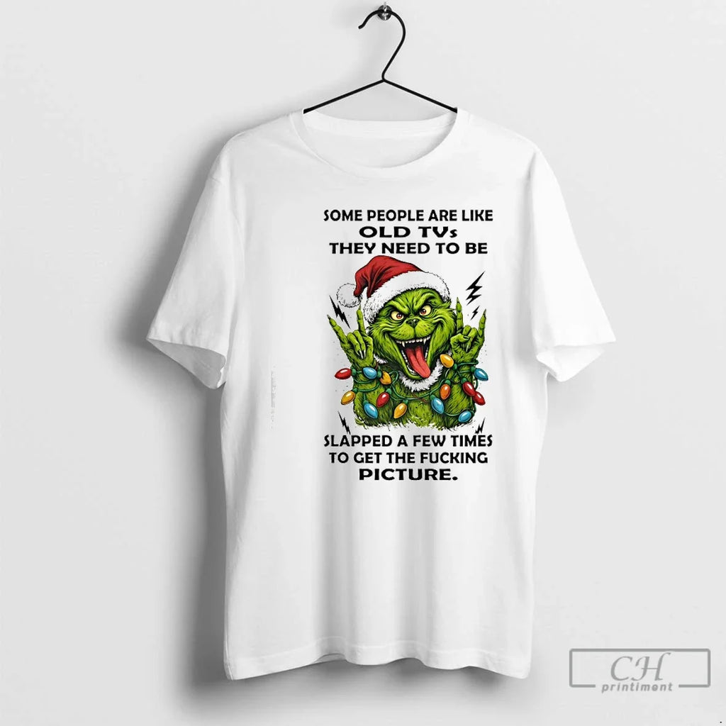 Classic Grinch Some People Are Like Old Tus They Need - Adult & Kids T-Shirts, Sweatshirts & Hoodies apparel design preview 1