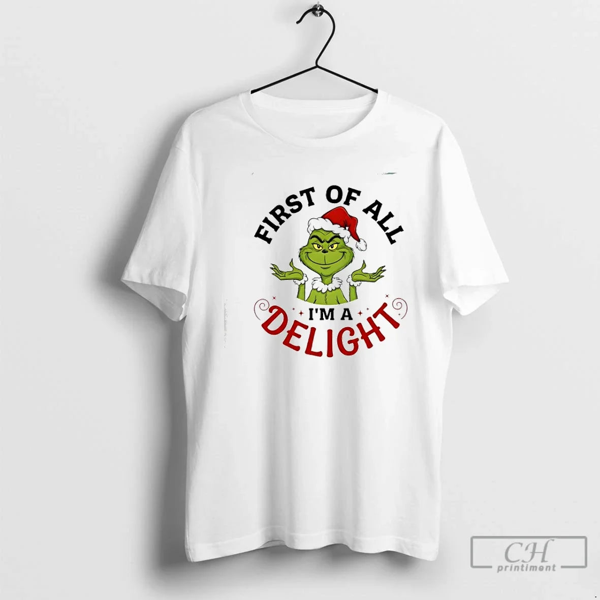 Classic Grinch First All Im Delight - Adult & Kids T-Shirts, Sweatshirts & Hoodies apparel design preview 1