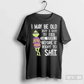 Classic Grinch Wearing Sunglasses I May Be Old But - Adult & Kids T-Shirts, Sweatshirts & Hoodies apparel design preview 1