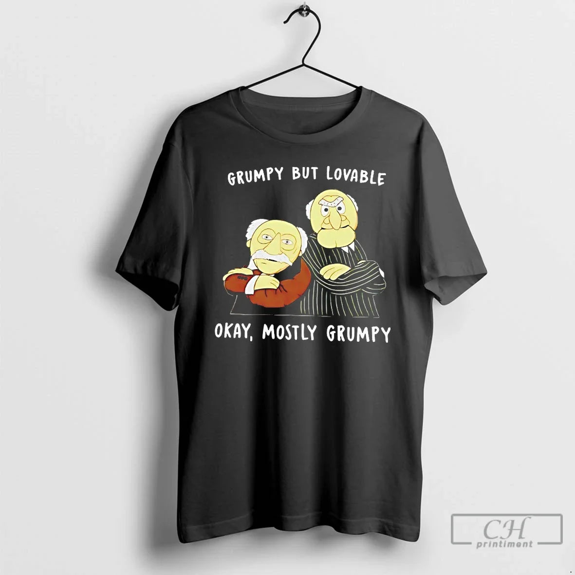 Classic Grumpy But Lovable Okay Mostly - Adult & Kids T-Shirts, Sweatshirts & Hoodies apparel design preview 1