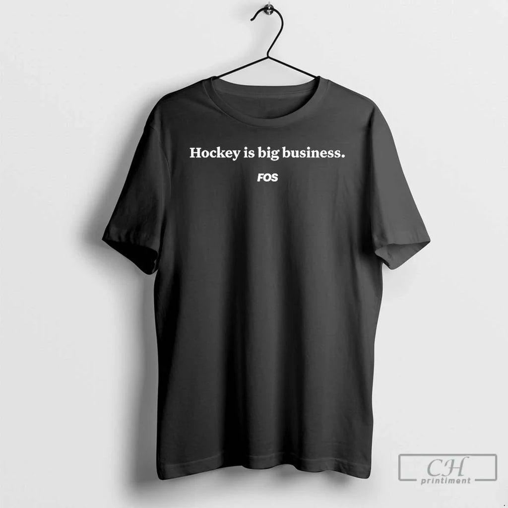 Classic Hockey Is Big Business - Adult & Kids T-Shirts, Sweatshirts & Hoodies apparel design preview 1