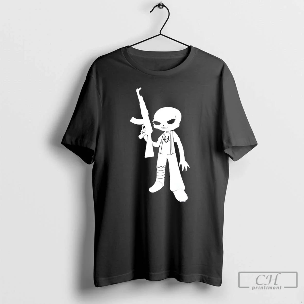Classic Homestuck Caliborn Silhouette Alien - Adult & Kids T-Shirts, Sweatshirts & Hoodies apparel design preview 1