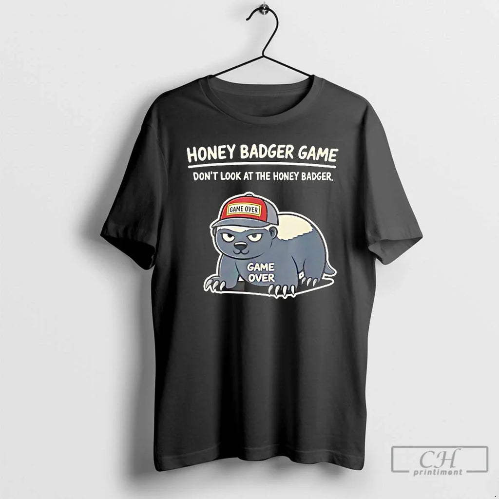 Classic Honey Badger Game Dont Over - Adult & Kids T-Shirts, Sweatshirts & Hoodies apparel design preview 1