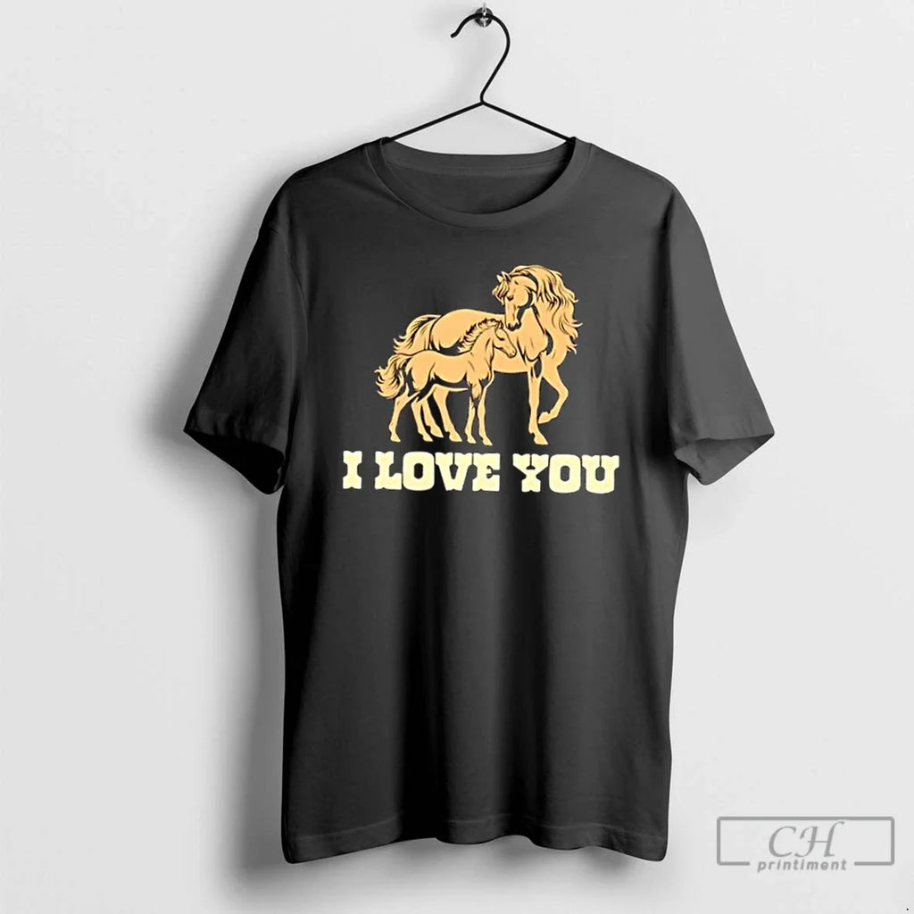 Classic Horses Mare Foal - Adult & Kids T-Shirts, Sweatshirts & Hoodies apparel design preview 1
