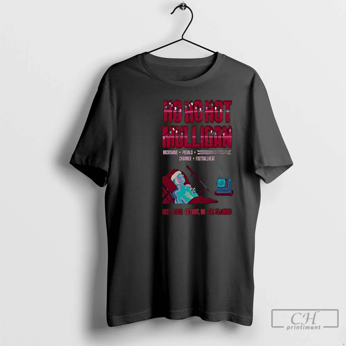 Classic Hot Mulligan Fillmore Detroit Mi Dec 7 2025 - Adult & Kids T-Shirts, Sweatshirts & Hoodies apparel design preview 1