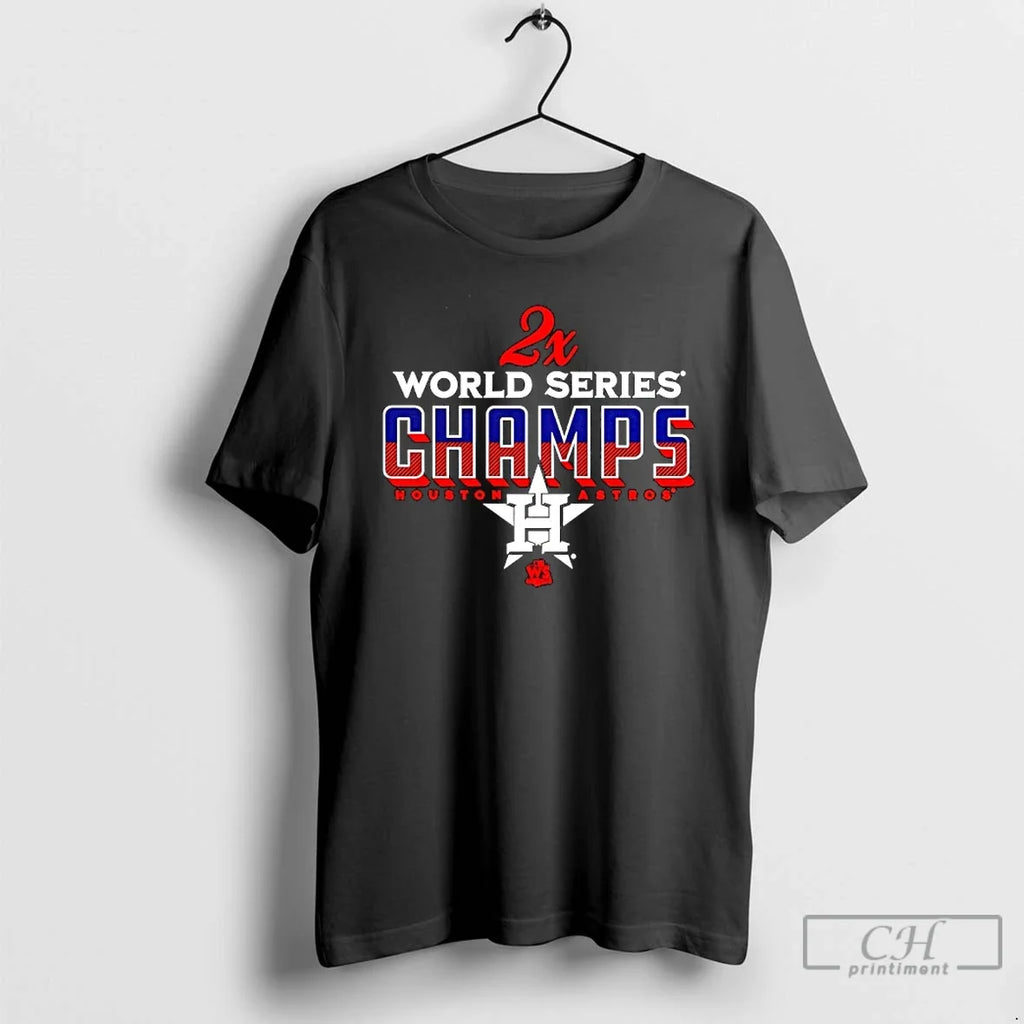 Classic Houston Astros Two Time World Champions - Adult & Kids T-Shirts, Sweatshirts & Hoodies apparel design preview 1