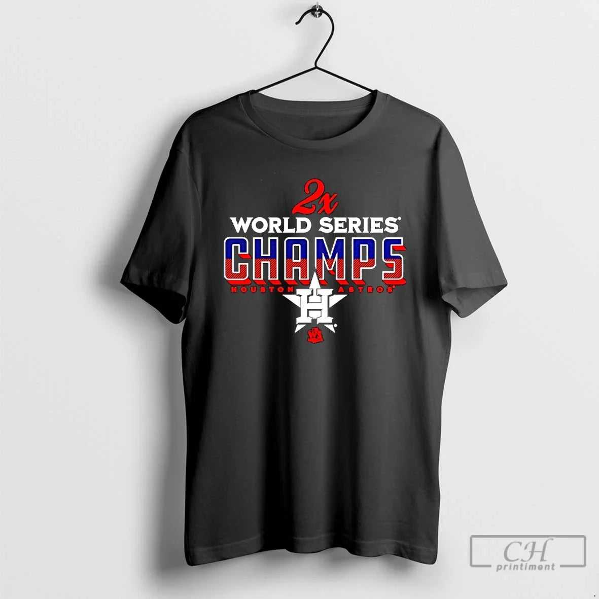 Classic Houston Astros Two Time World Champions - Adult & Kids T-Shirts, Sweatshirts & Hoodies apparel design preview 1