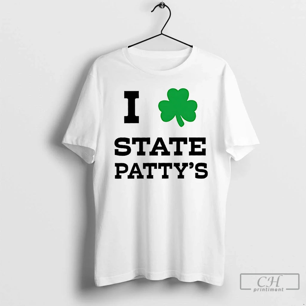Classic I Love State Pattys - Adult & Kids T-Shirts, Sweatshirts & Hoodies apparel design preview 1