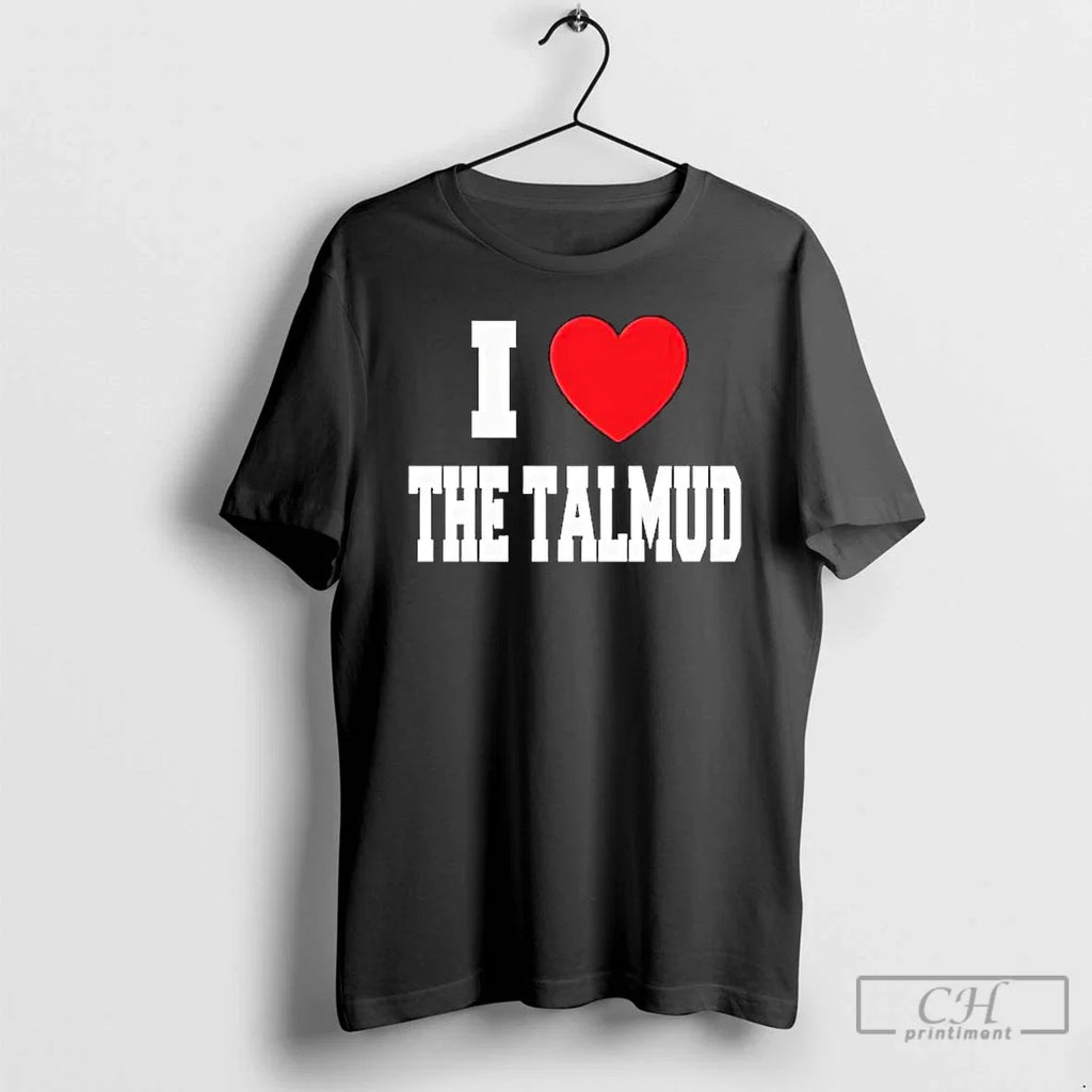 Classic I Love Talmud Heart Symbol - Adult & Kids T-Shirts, Sweatshirts & Hoodies apparel design preview 1