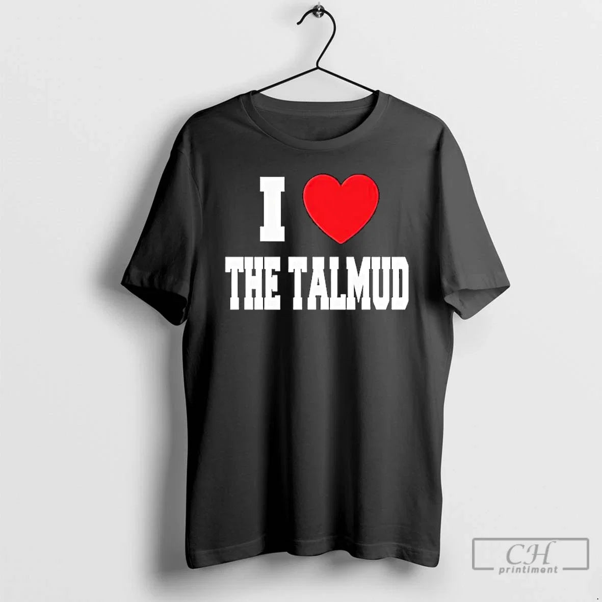 Classic I Love Talmud Heart Symbol - Adult & Kids T-Shirts, Sweatshirts & Hoodies apparel design preview 1