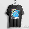 Classic I Farted Dolphin Rainbow Cartoon - Adult & Kids T-Shirts, Sweatshirts & Hoodies apparel design preview 1