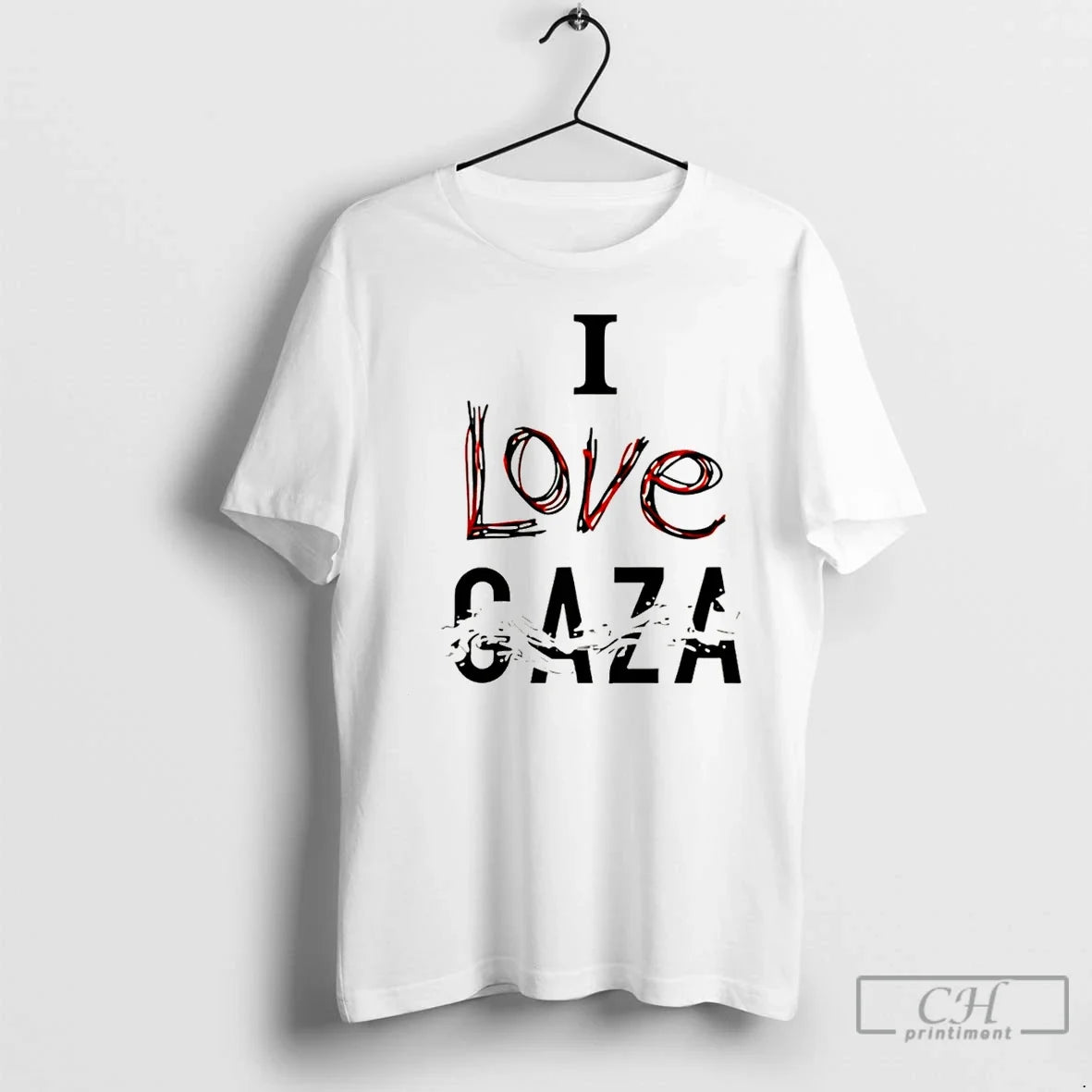 Classic I Love Gaza 2025 - Adult & Kids T-Shirts, Sweatshirts & Hoodies apparel design preview 1