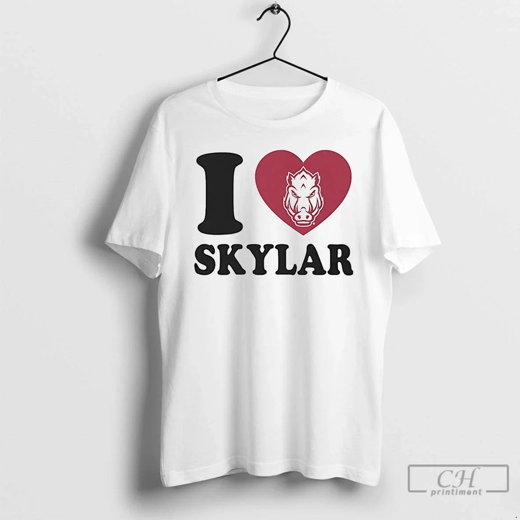 Classic I Love Skylar Ellison Heart Arkansas - Adult & Kids T-Shirts, Sweatshirts & Hoodies apparel design preview 1