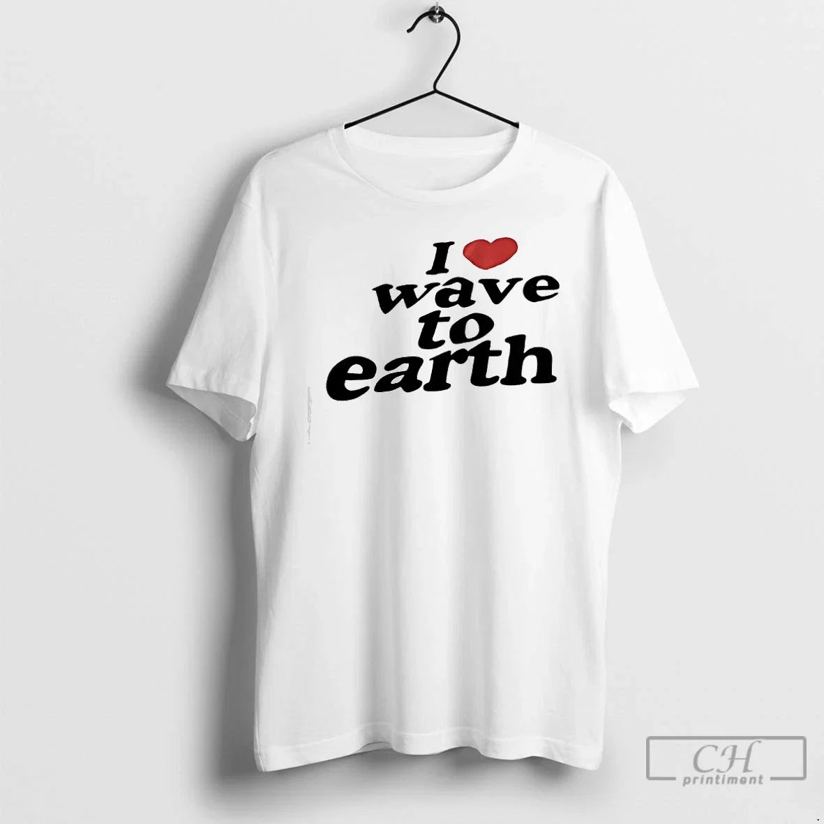 Classic I Love Wave Earth - Adult & Kids T-Shirts, Sweatshirts & Hoodies apparel design preview 1