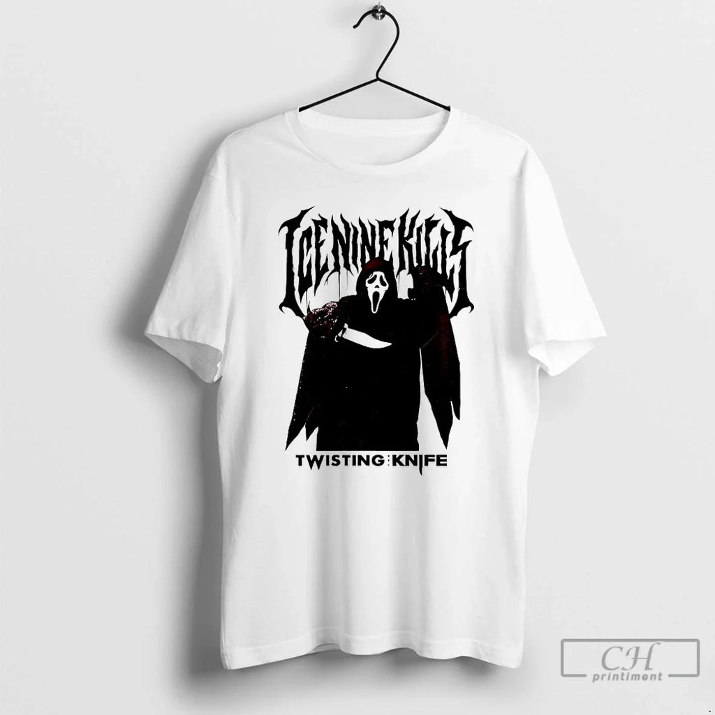 Classic Ice Nine Kills X Ghost Face Twisting The - Adult & Kids T-Shirts, Sweatshirts & Hoodies apparel design preview 1
