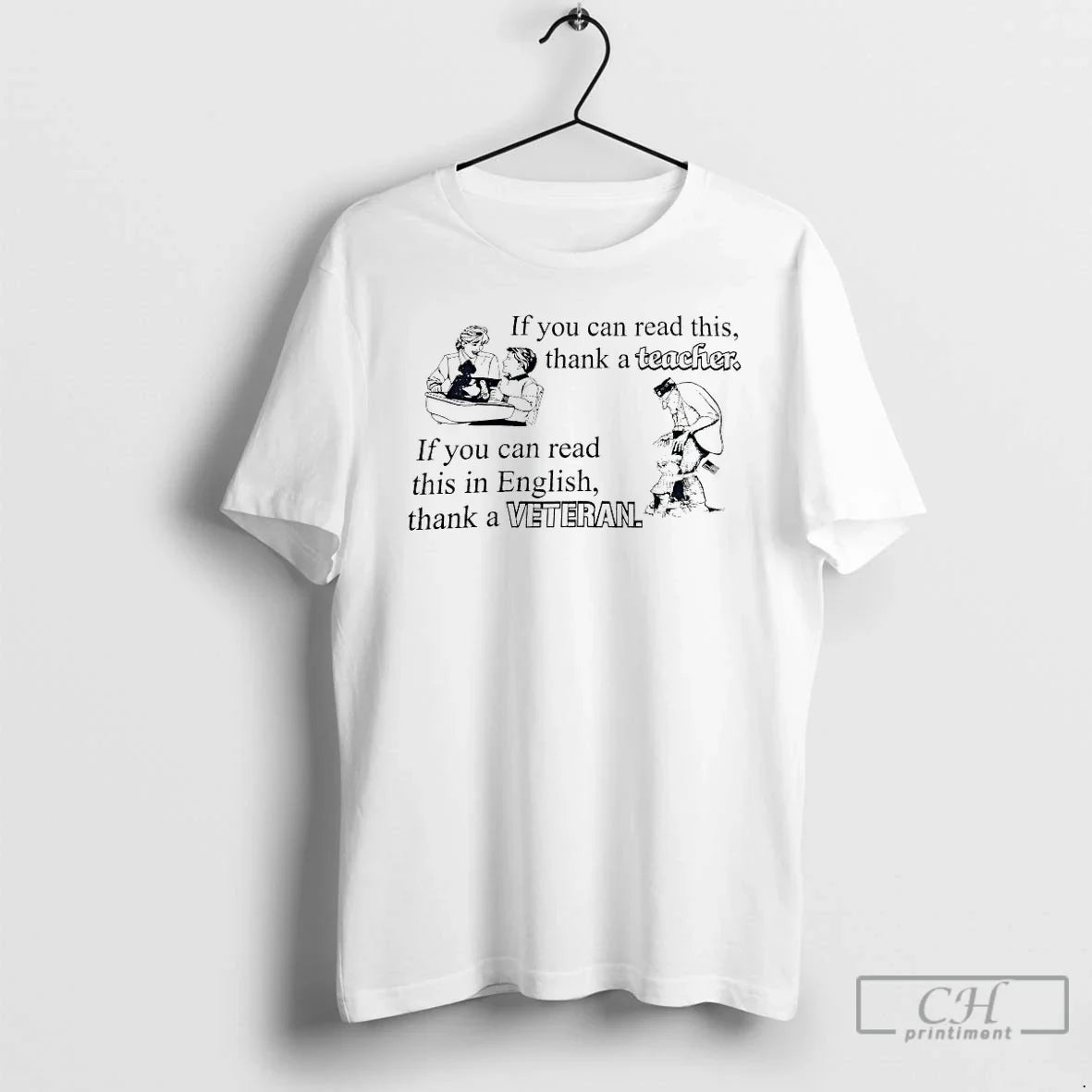 Classic If You Can Read This Thank A Teacher - Adult & Kids T-Shirts, Sweatshirts & Hoodies apparel design preview 1