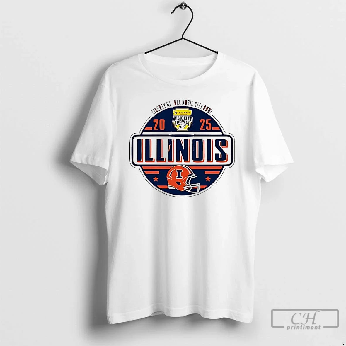 Classic Illinois Fighting Illini 2025 Liberty Mutual - Adult & Kids T-Shirts, Sweatshirts & Hoodies apparel design preview 1