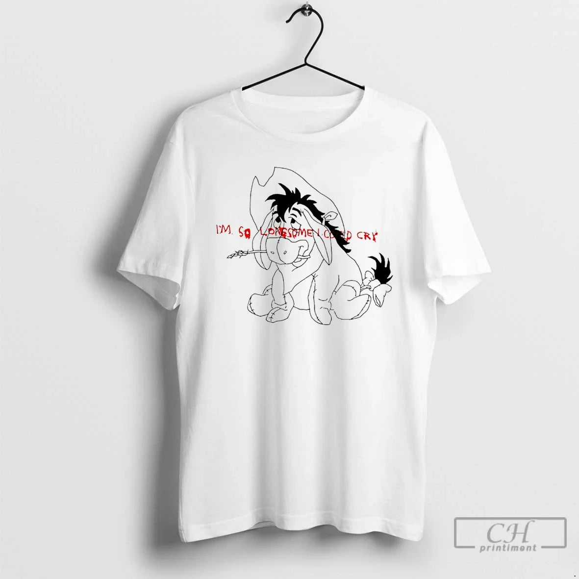 Classic Im So Lonesome I Could Cry Paint - Adult & Kids T-Shirts, Sweatshirts & Hoodies apparel design preview 1