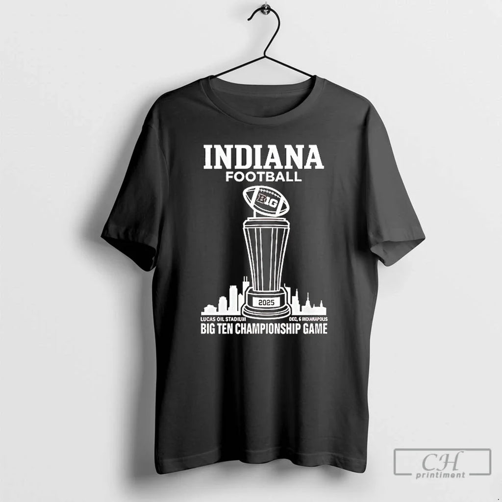 Classic India Football 2025 Big Ten Championship Game - Adult & Kids T-Shirts, Sweatshirts & Hoodies apparel design preview 1