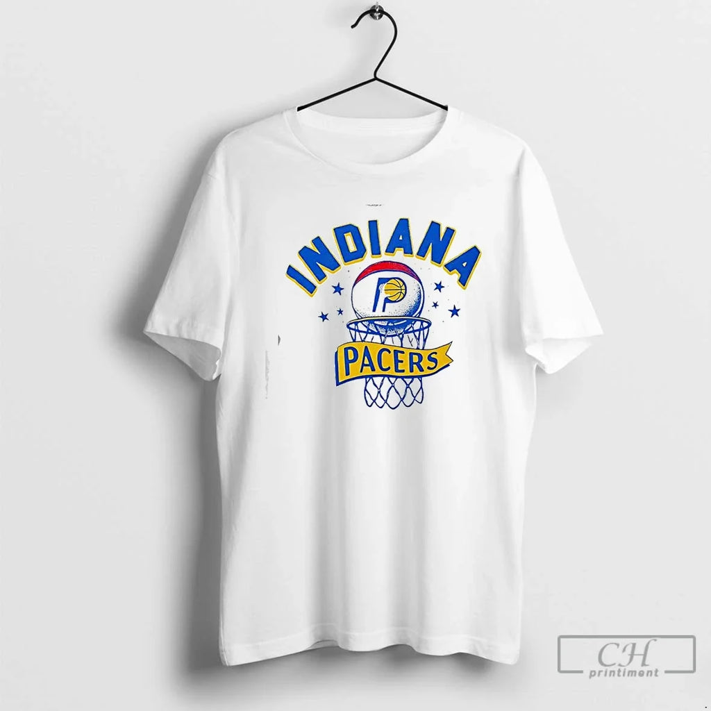 Classic Indiana Pacers Basketball Team Vintage Logo - Adult & Kids T-Shirts, Sweatshirts & Hoodies apparel design preview 1