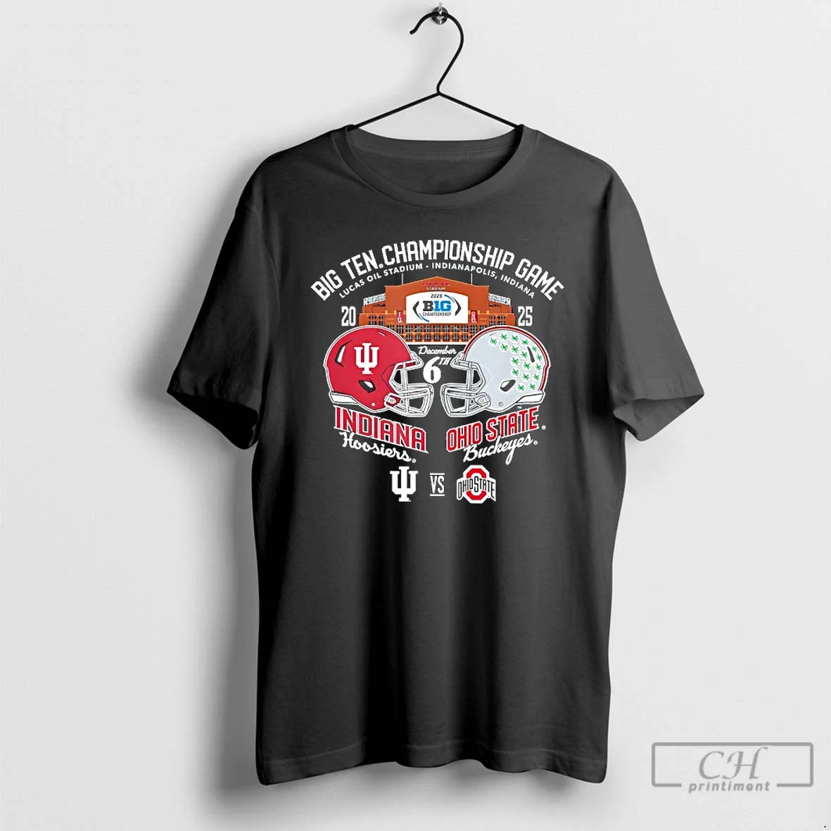 Classic Indiana Vs Ohio State Big Ten Championship - Adult & Kids T-Shirts, Sweatshirts & Hoodies apparel design preview 1